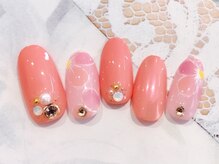 ムーネイル(mou nail)/可愛いお花ネイル