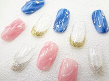 ネイルサロン クイール 小山店(NAIL SALON QUILL)/レトロななめラインアート