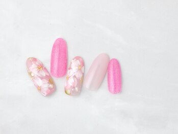 テラスアヴェダ 心斎橋店(Terrace AVEDA)/フラワーネイル