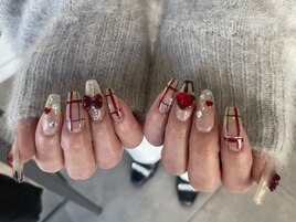 バレンタインネイル　担当:星