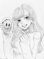 キャプラスネイル マイン 似顔絵イラスト!