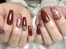 プリュム(plume)/ツイードネイル