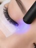 【マツエク】圧倒的モチ長持ち!LEDエクステ120本(フラットに変更可能)