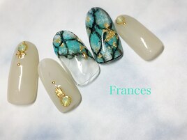 大理石ネイル