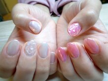 アミュリー ネイル アトリエ(Amury nail atelier)/オーロラ ミラー シアー 大人