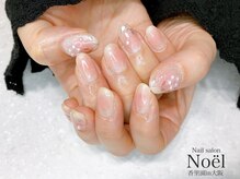 ノエル(Noel)/チーク×フラワーネイル