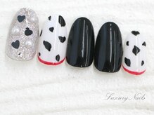 ラグジュアリーネイルズ アカバネ(Luxury Nails Akabane)/ダルメシアン*101