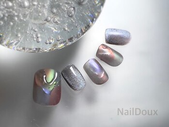 ネイル ドゥ 岡山駅前店(Nail Doux)/個性派カラフルフットネイル