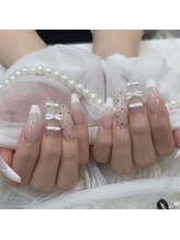 リンドネイル バイ モカ アンド ララ(Lind nail by moca and LaLa)/バレエコアネイル