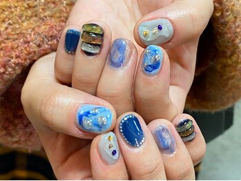 カーティシーネイルズ(curtisii NAILS)/blue