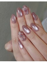 ヘブン ネイル 鶯谷(HEAVEN Nail)/ワンカラーキャatアイネイル