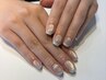 【HAND】ベースカラー+フレンチネイル
