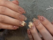 アイネイルズ 梅田店(I nails)/リボンウィッシュコア