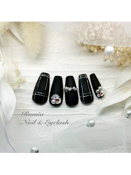 ルミア(Rumia)/黒マットネイル