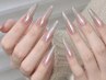 SNSで人気”うる艶マグネットペース+ラメグラデーション￥6000