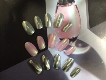 ネイルアンドアイラッシュサロン エスポアール(nail&eyelash salon espoir)/ミラーネイル 75分コース