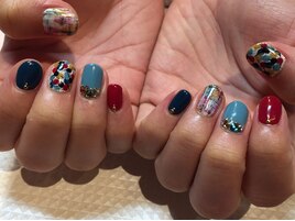 ～レトロショートネイル～