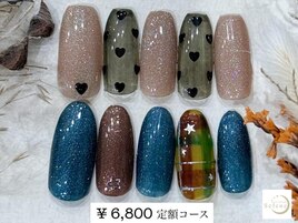 【¥6,800 定額アートコース】