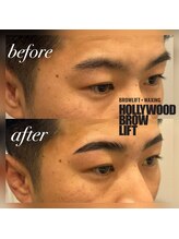 エールバイボヌール(Ere by Bonheur)/メンズハリウッドブロウ/梅田