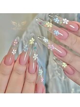 ヘブン ネイル 鶯谷(HEAVEN Nail)/3D Flower Nail Art