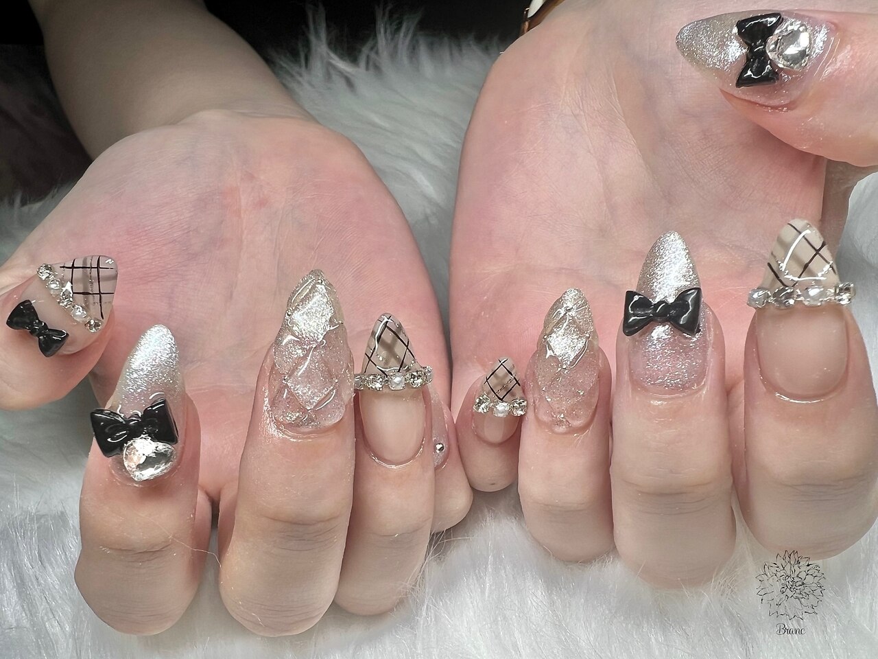 14))フレンチガーリー リボンネイル ピンク ぷっくりネイル ネイルチップ 14))フレンチガーリー リボンネイル ピンク ぷっくりネイル ネイル