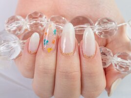 ドライフラワーネイル