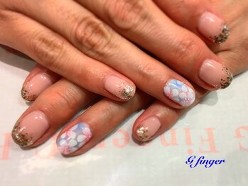 ジー フィンガー 千葉店(G)/フラワーネイル