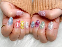 ヴィオラ(VIOLA)/エアブラシ/ハートデザイン