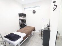 完全個室。ベットもジェルもあたたかく快適に過ごせます。