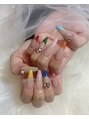 ダリア 大宮店(DAHLIA) カラフルフレンチネイル☆