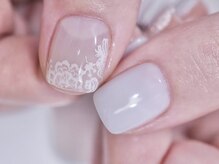 ネイルズ バイ ユイ 外苑前(Nails by Yui)/手描きレースネイル