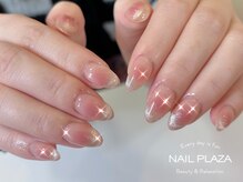 ネイルプラザ 河原町OPA店(NAIL PLAZA)/チークマグネットネイル