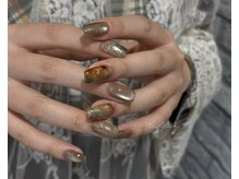 ネイルサロン ティフィン(tiffin)/～カーキニュアンス～