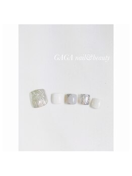 ガガ ネイルアンドビューティー(GAGA)/うねうねミラー定額ネイル
