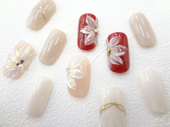 ネイルサロン クイール 小山店(NAIL SALON QUILL)/オーロラフワラー