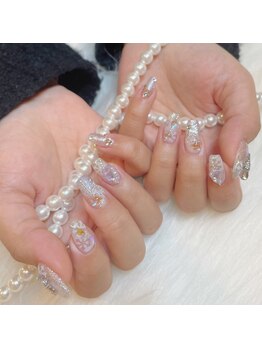 ザ デミュア 銀座店/雪の結晶ネイル