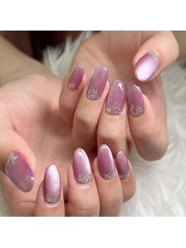 イルネイル バイ ルアナ(001..Nail by Luana.)/浴衣にも合う！マグネットネイル