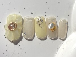 ひまわりネイル