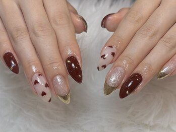 エクラ(eclat)/ボルドー×ミラーフレンチ