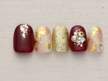 ノーネイル 蒲田(NO NAIL KAMATA)/和ビジュー ￥4990