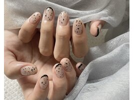 うずらネイル＋ライン