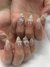 ポミーネイル 池袋店(pomynail)/リボンネイル
