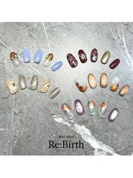 ネイルサロン リバース(Re:Birth)の写真/【自他店オフ永久無料！デザイン定額】可愛いネイルを長くお得に楽しめる♪自爪想いの丁寧ケアもご好評◎