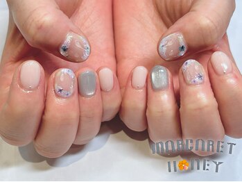 マーガレットハニー 本八幡/ぷっくり梅雨ネイル