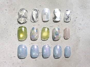 ぷっくり個性派アートネイル☆