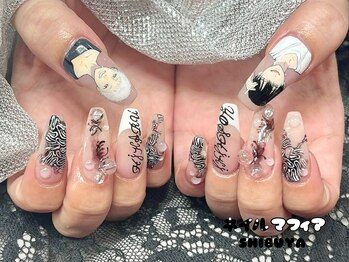 痛ネイル/持ち込みデザイン/渋谷