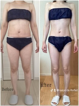 サロンドルフレ(salon de Reflet)/マイナス14kg