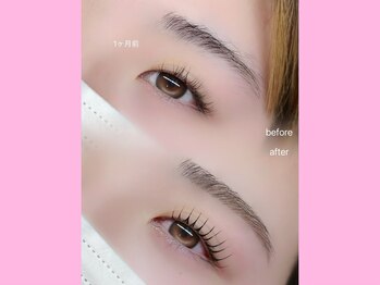 モストアイズ 郡山店(most eyes)/(uran)まつ毛パーマ＋眉wax