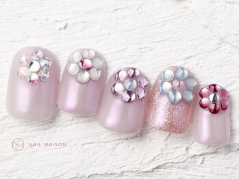 ネイルメゾン 池袋店(NAIL MAISON)/ピンクフラワーブローチ￥10550