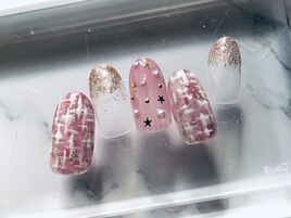 ツイードネイル☆